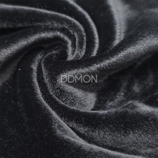 DDMON 디디엠온,동원편직 트리코트 비버퍼(블랙) 야드단위 판매 (최소주문수량 = 1야드)
