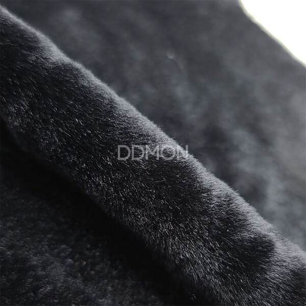 DDMON 디디엠온,동원편직 트리코트 비버퍼(블랙) 야드단위 판매 (최소주문수량 = 1야드)